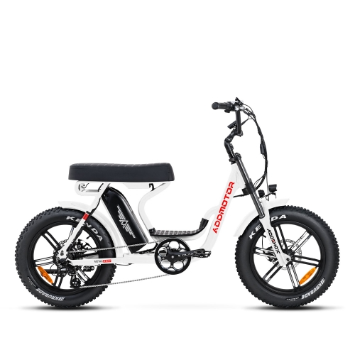 Addmotor - M-66 R7 Electric fat-tire bicycle on white background.