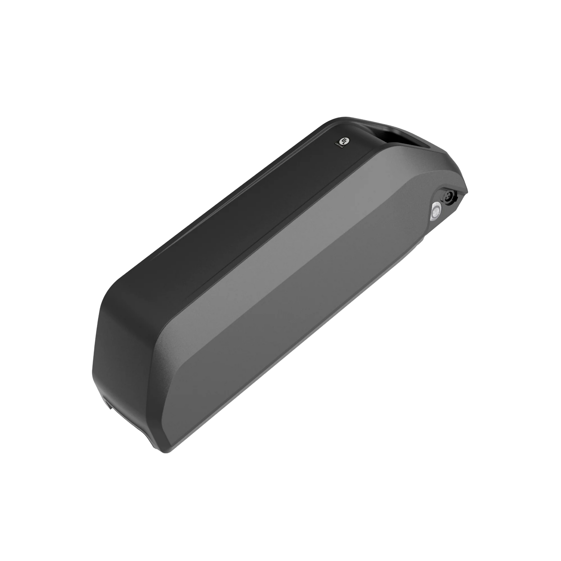 The Velotric Battery Pack by Velotric is a black, rectangular bike battery with a key lock and carrying handle, designed for easy removal. Shown on a plain white background.