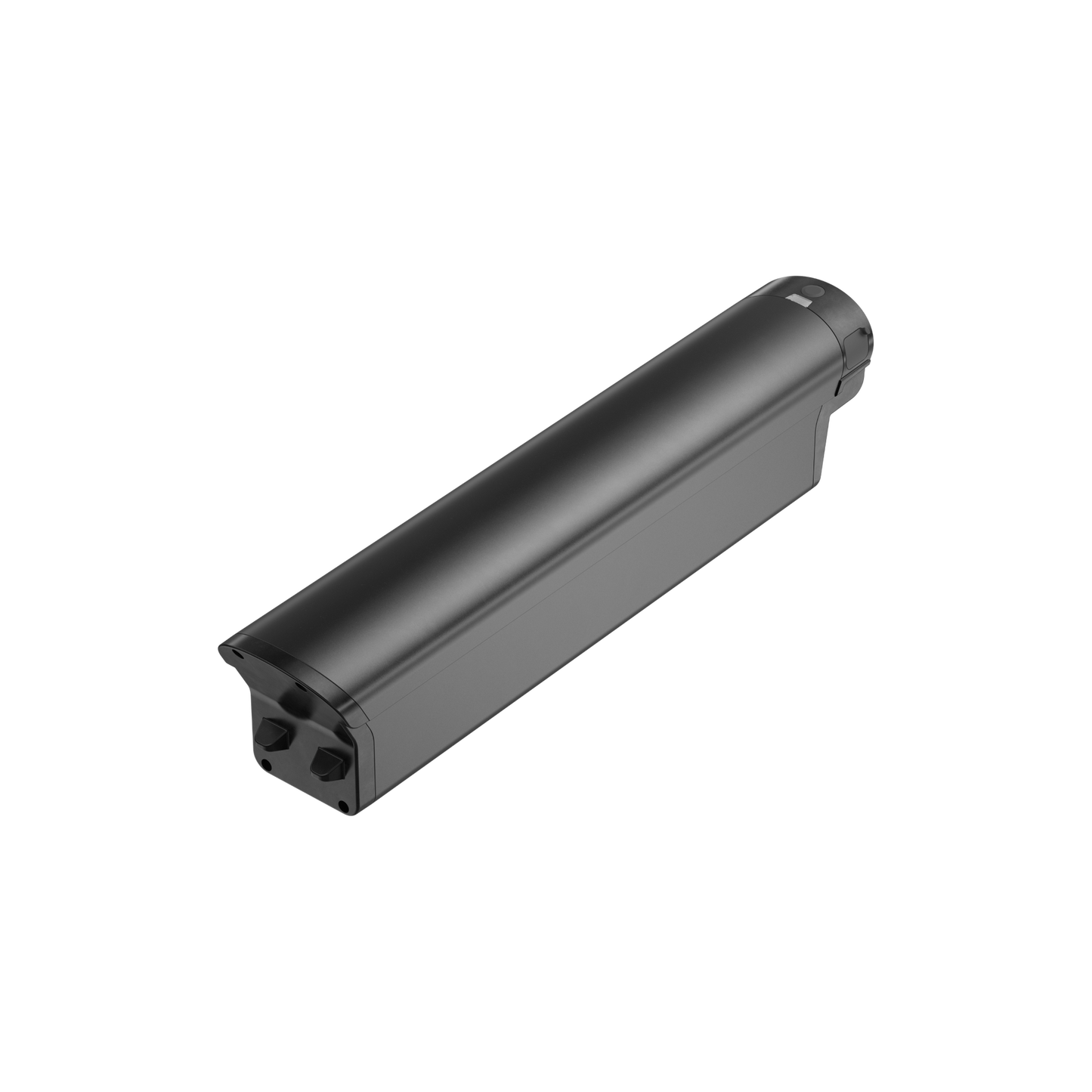 The Velotric Battery Pack by Velotric is a black, rectangular bike battery with a rounded top and connection ports on one end, designed for easy removal. It is shown against a plain white background.