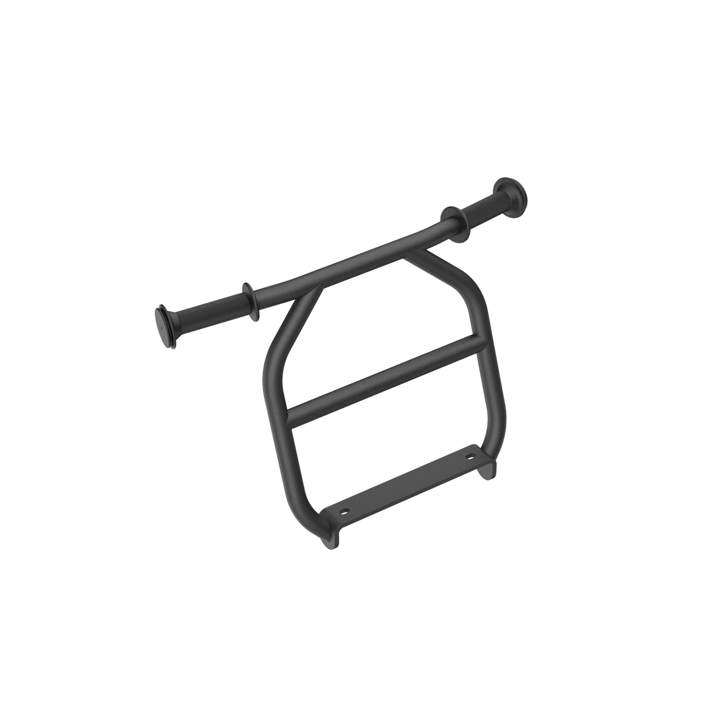 An image of a Velotric handrail on a black background, emphasizing the bike's stability.