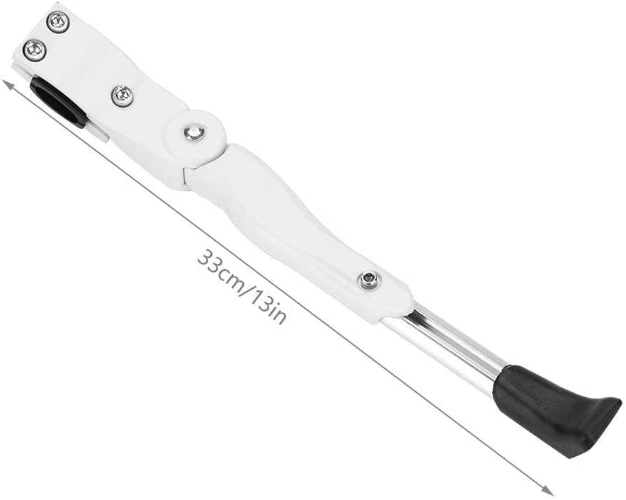 A versatile Kickstand White - Adjustable & Universal - Left tool for wide compatibility. Brand: Tampa Bay eBikes