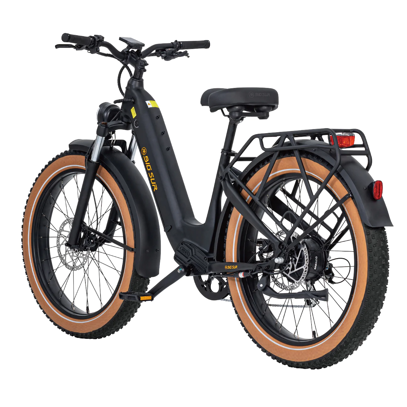 An AIMA - Big Sur electric bike with fat tires.