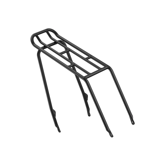 A Velotric Rear Rack - Discover 1 on a black background.