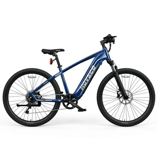 A Hovsco - Ranger - Indigo electric bike on a white background.