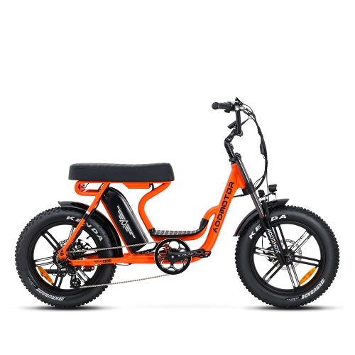 Addmotor - M-66 R7 electric fat tire bicycle on a white background.