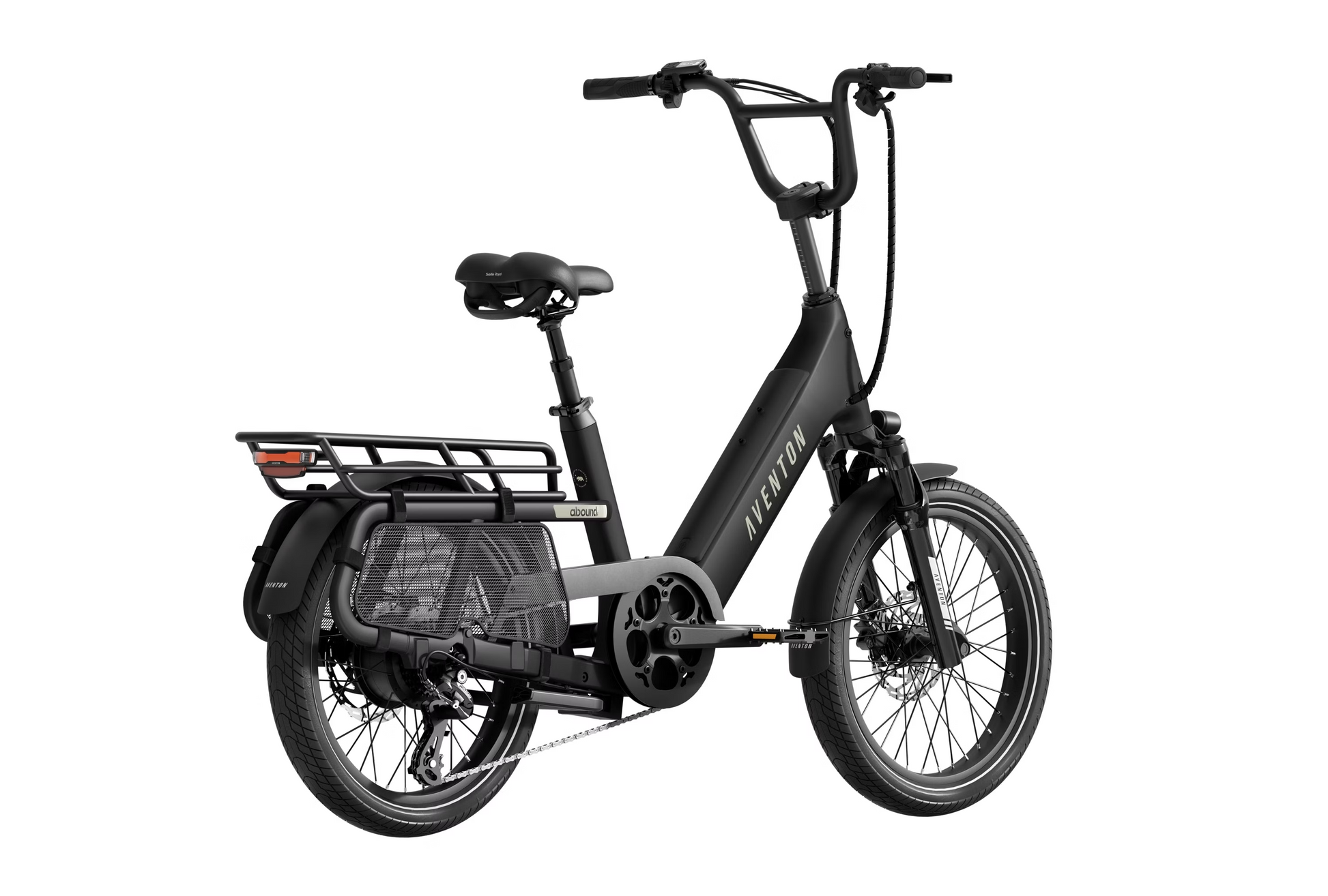 Aventon Abound SR Cargo Ebike Stealth