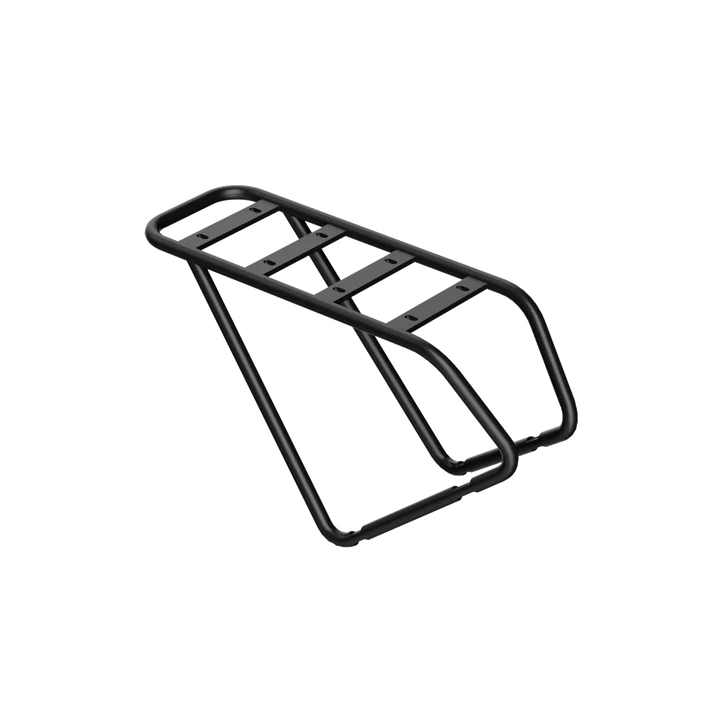 Urtopia Rear Rack for Fold ST: a sleek black metal design with horizontal bars and mounting points—ideal support for your Urtopia electric folding bike.