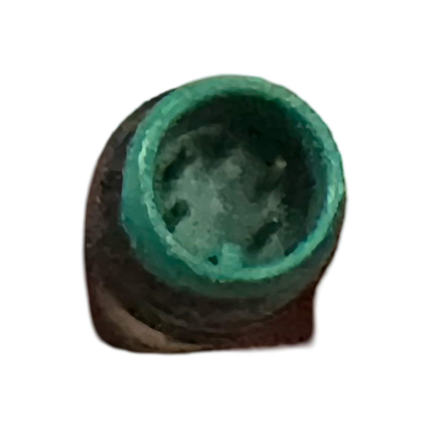 Circular green Julet 5-pin connector by ElectricAllWheel, made for the Color Replacement Display (Lectric Fit), shown from the front on a white background.