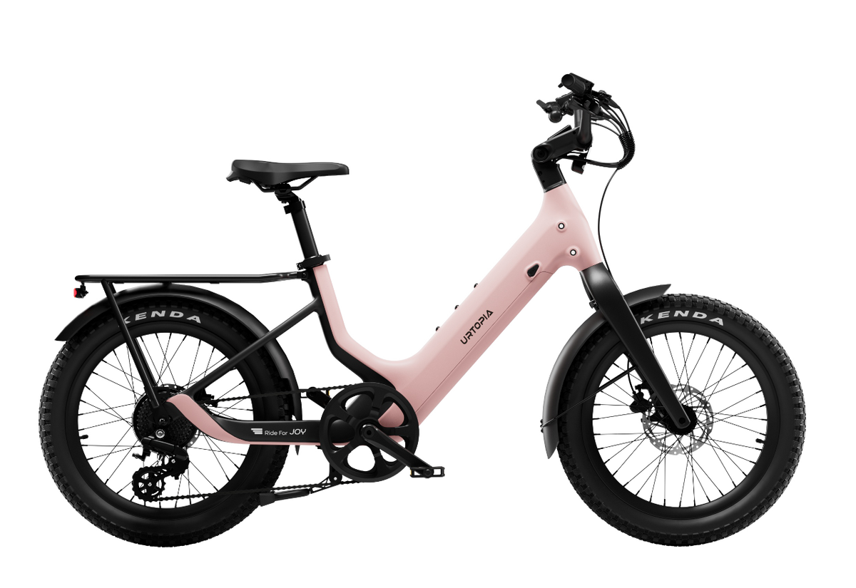 Urtopia Carbon Joy Ultra with Standard low handlebar in Lychee Pink