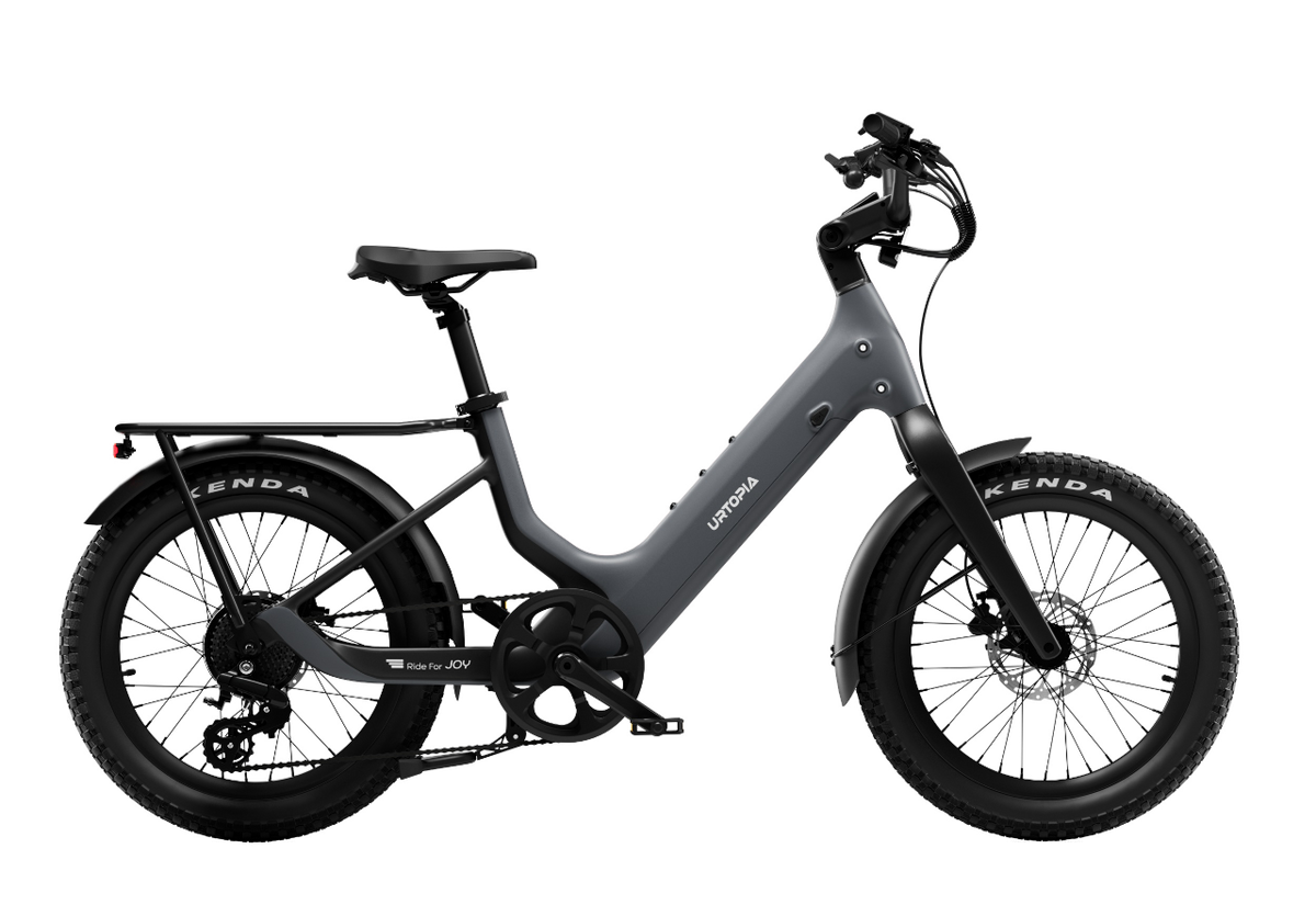 Urtopia Carbon Joy Ultra with Standard low handlebar in Charcoal Grey