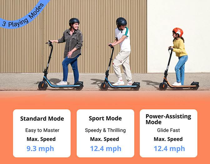 Segway Ninebot C2 Pro electric scooter: Three riding modes