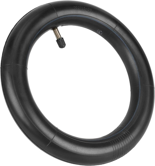 The Tube - 10" x 2.125" from Tube is a black inner tube with a valve stem, perfect for use in tires and designed to meet the needs of Tampa Bay eBikes enthusiasts.