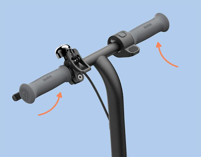 Segway Ninebot C2 Pro electric scooter: C2-series handlebar grips