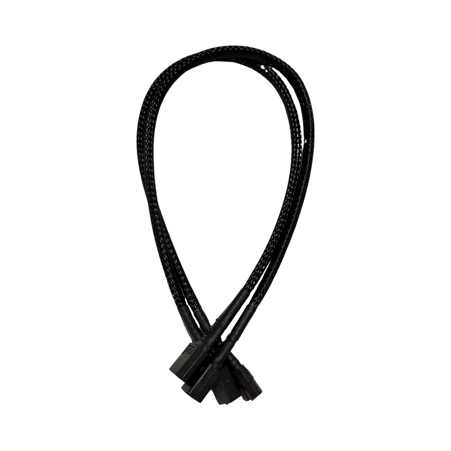 The ElectricAllWheel 40A Universal Dual Battery Balancer Kit features a black braided plug-and-play cable with bullet, T-plug, and XT60 connectors arranged in parallel—perfect for e-bikes or dual battery kits.