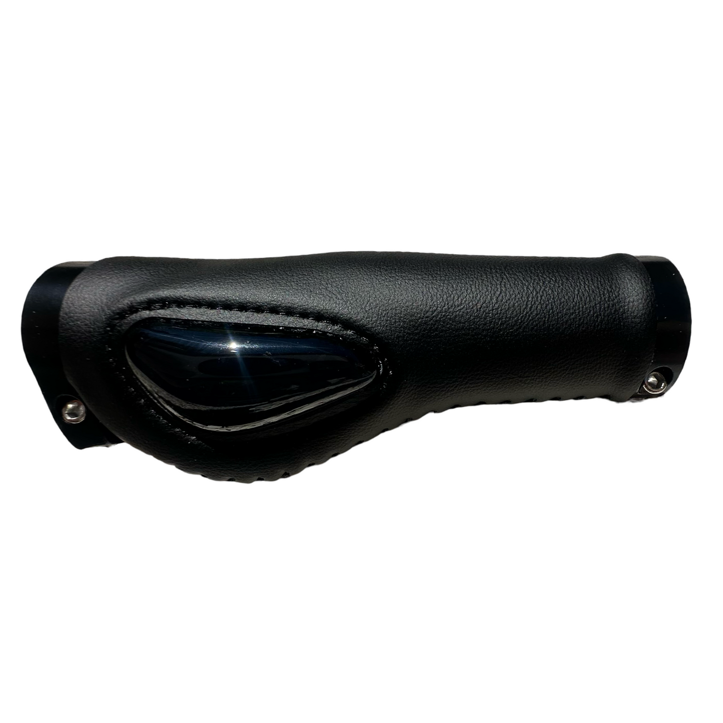 The ElectricAllWheel Right Hand Half Grip Twist Throttle (Lectric/AIPAS Fit) offers ergonomic comfort, a textured black finish with glossy accents, and secure metal clamps—fully compatible with Lectric harnesses for easy e-bike integration.