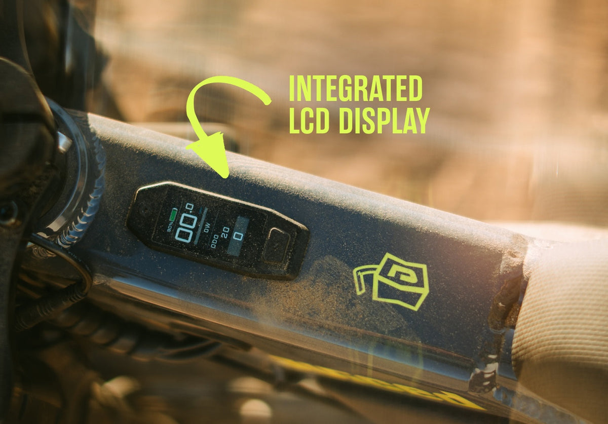 Juiced Scrambler Full-Suspension — Integrated TFT display