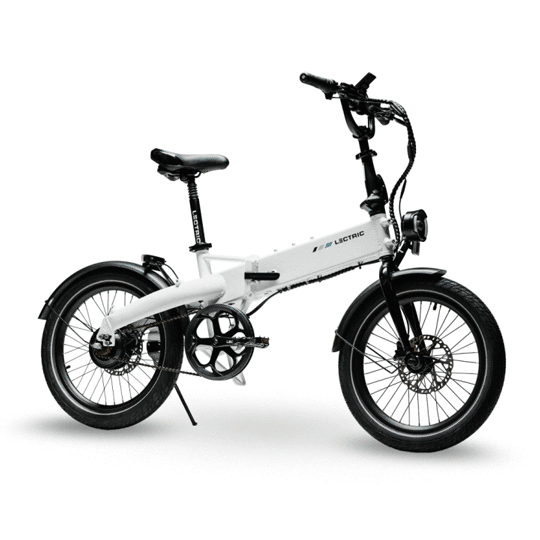 Lectric XP Lite3 folding frame demonstration at Tampa Bay eBikes