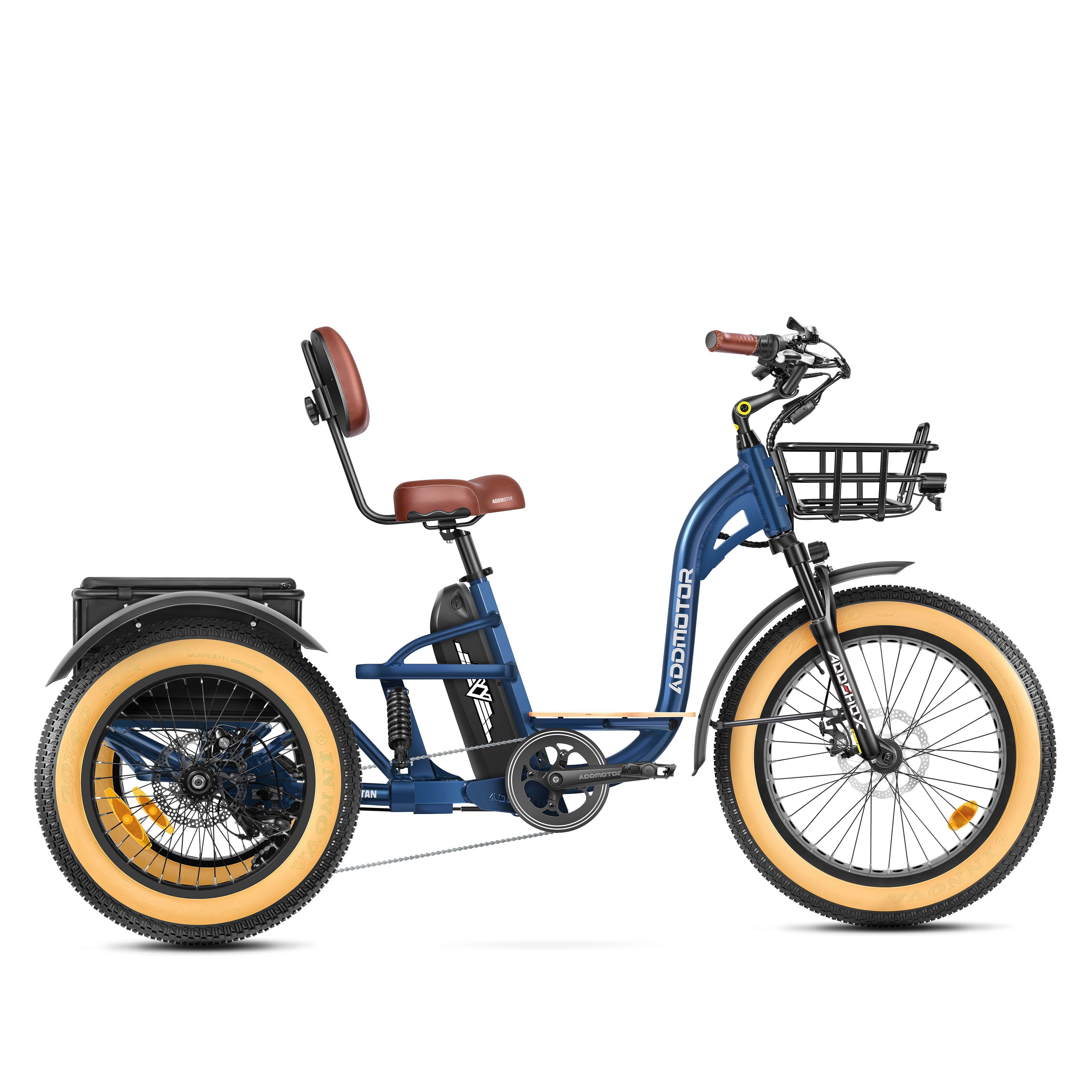 Addmotor - GRANDTAN X - Full Suspension Trike – Tampa Bay eBikes
