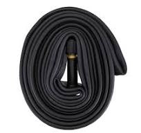 A coiled black garden hose with a brass connector from Tampa Bay eBikes.