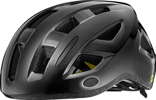 Giant Relay Cold Iron Mips helmet with ventilation slots.