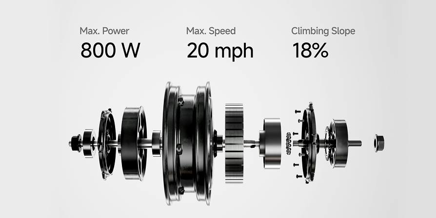 Segway Ninebot E3 Pro electric scooter, motor power