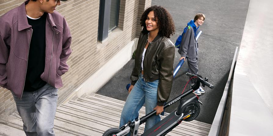 Segway Ninebot E3 Pro electric scooter, compact folding design