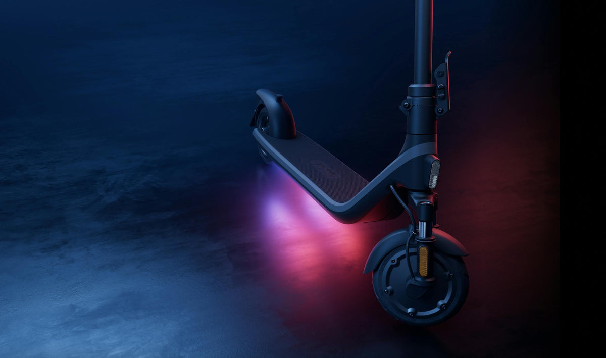Segway Ninebot E2 Plus II electric scooter, rgb ambient lighting