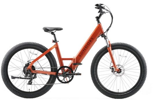 A Sondors Smart Step Torch electric bike is shown against a white background at an affordable price.