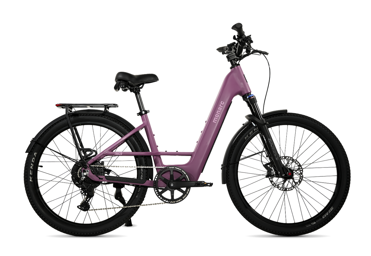 Monarc Tracer Step-Thru Juneberry - drive-side view