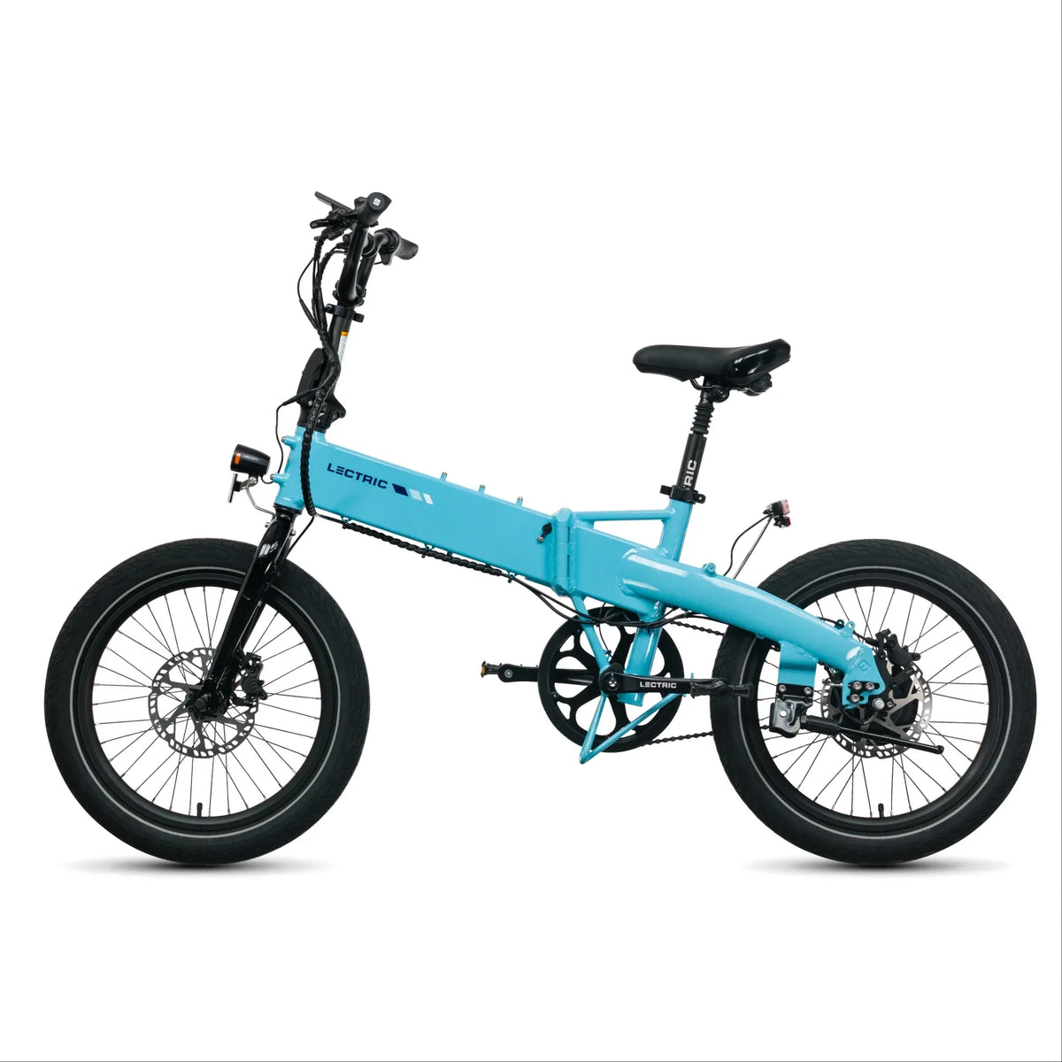 Lectric XP Lite3 Blue Mist side profile at Tampa Bay eBikes