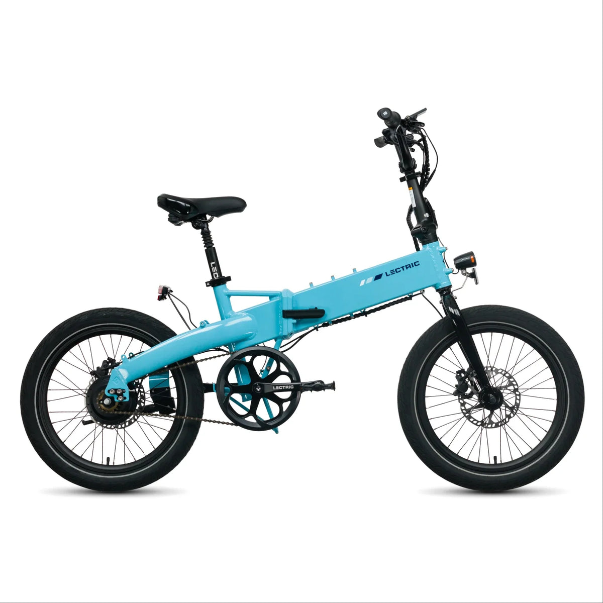 Lectric XP Lite3 Blue Mist side profile at Tampa Bay eBikes