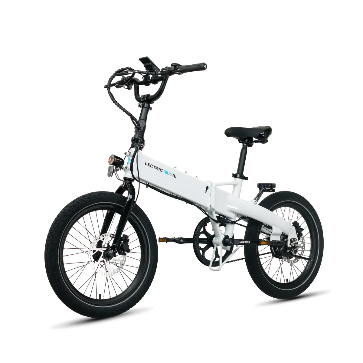 Lectric XP Lite3 Arctic White three-quarter view at Tampa Bay eBikes