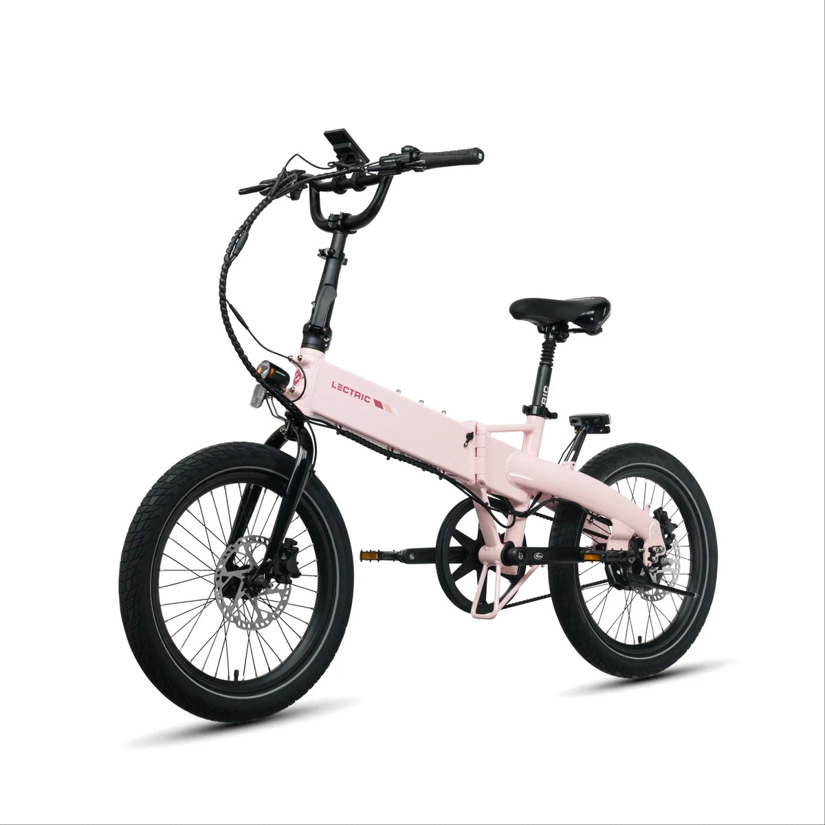 Lectric XP Lite3 Ballerina Pink three-quarter view at Tampa Bay eBikes