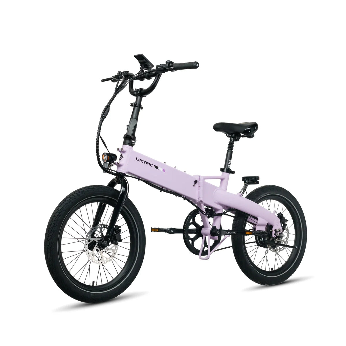 Lectric XP Lite3 Matte Lavender three-quarter view at Tampa Bay eBikes