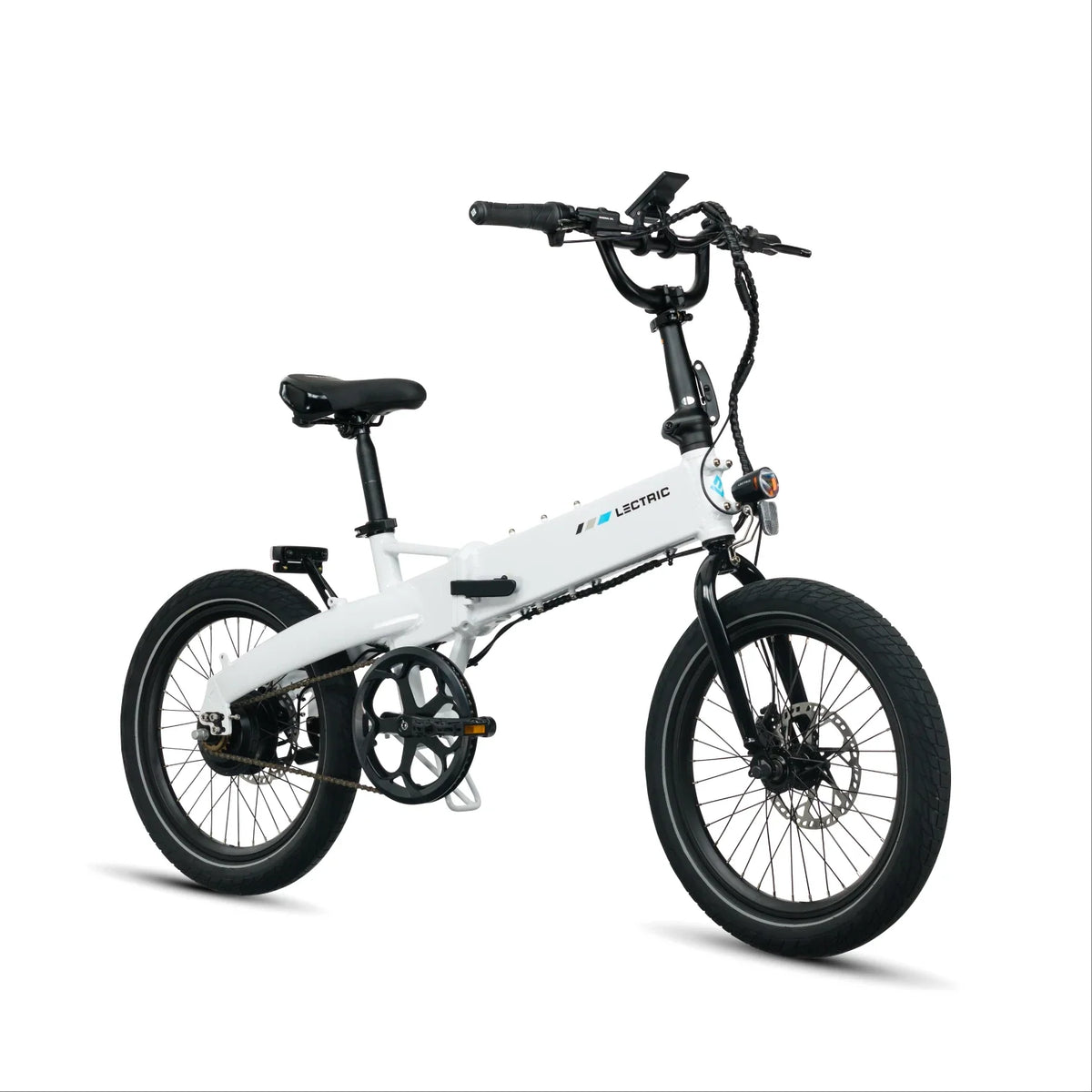 Lectric XP Lite3 Arctic White three-quarter view at Tampa Bay eBikes