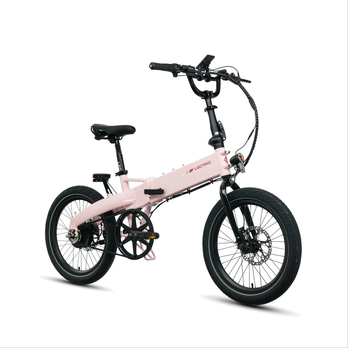 Lectric XP Lite3 Ballerina Pink three-quarter view at Tampa Bay eBikes