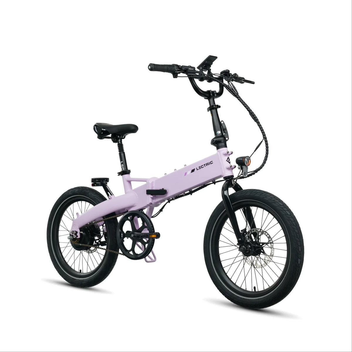 Lectric XP Lite3 Matte Lavender three-quarter view at Tampa Bay eBikes