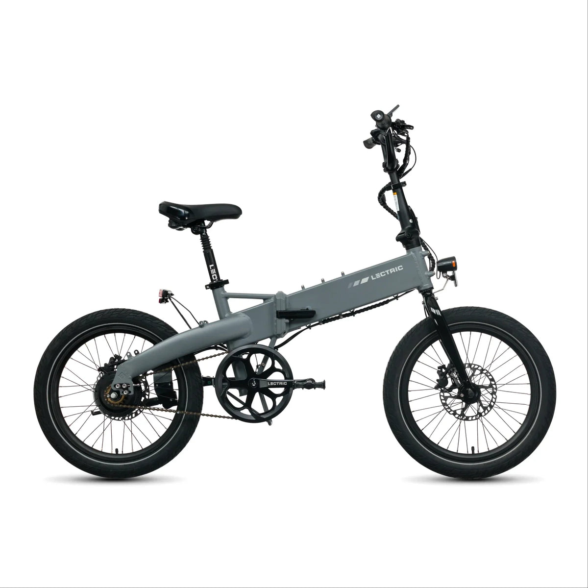 Lectric XP Lite3 Matte Grey side profile at Tampa Bay eBikes