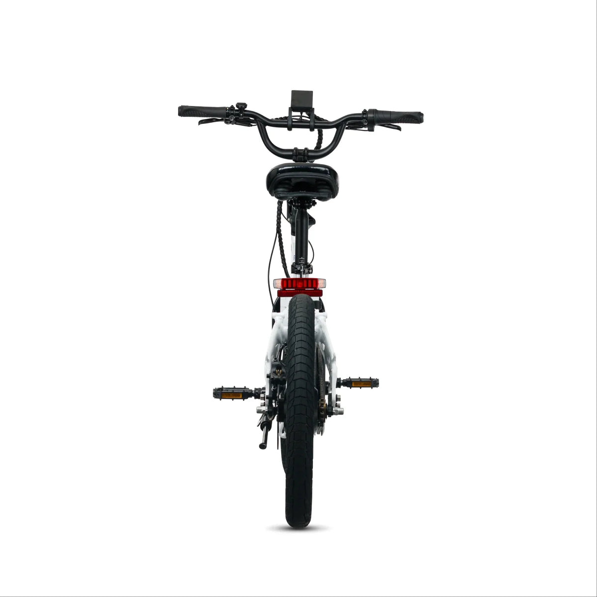 Lectric XP Lite3 Arctic White rear view at Tampa Bay eBikes
