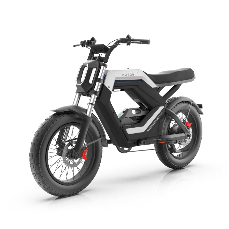 AOTOS FLUX X26 Pro electric bike front three-quarter view
