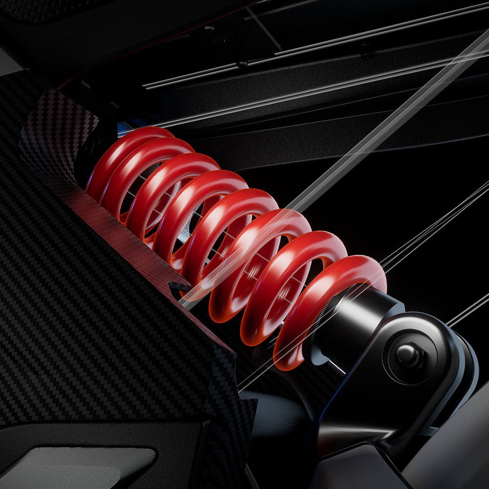 AOTOS FLUX X26 Pro rear shock close-up