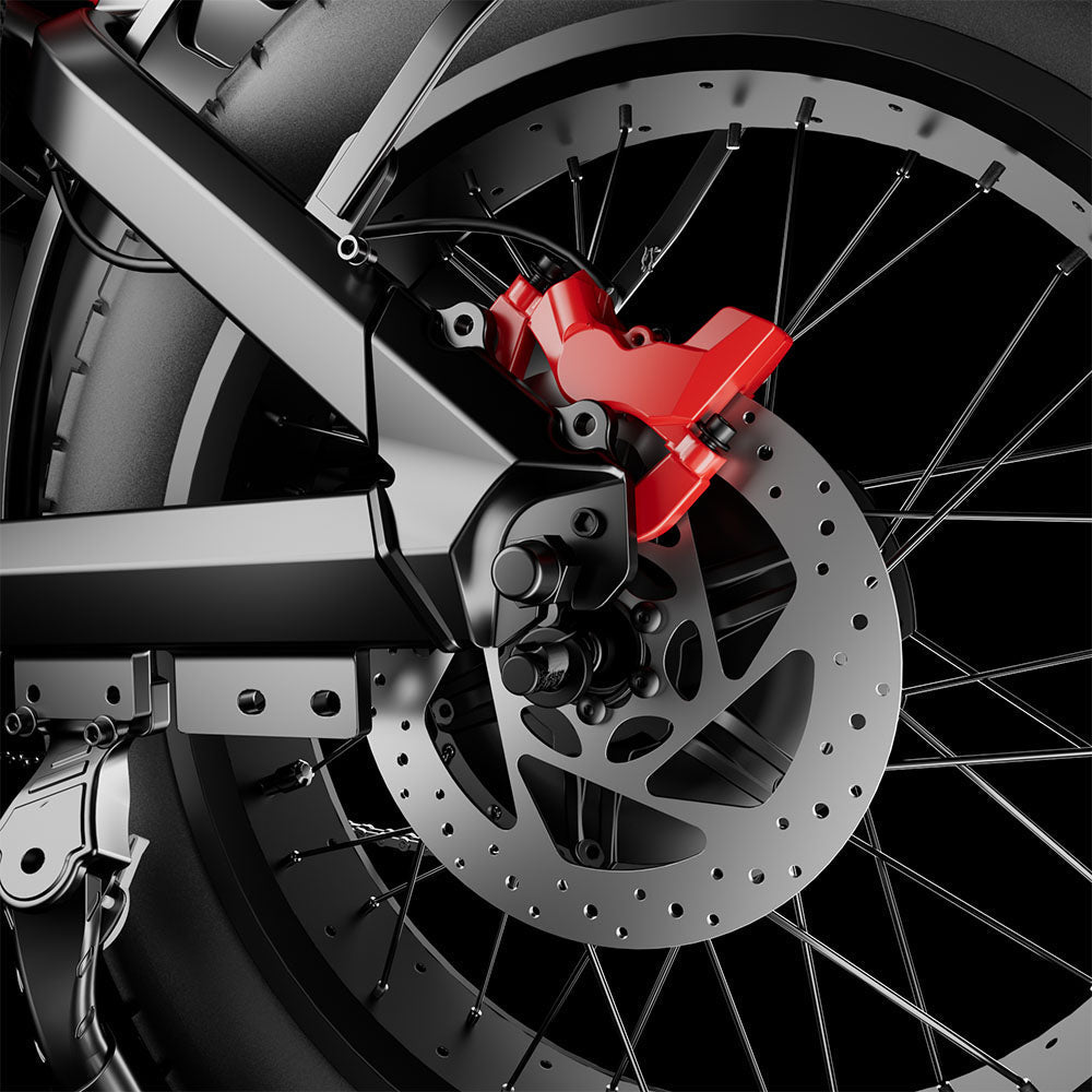 AOTOS FLUX X26 Pro hydraulic disc brake detail