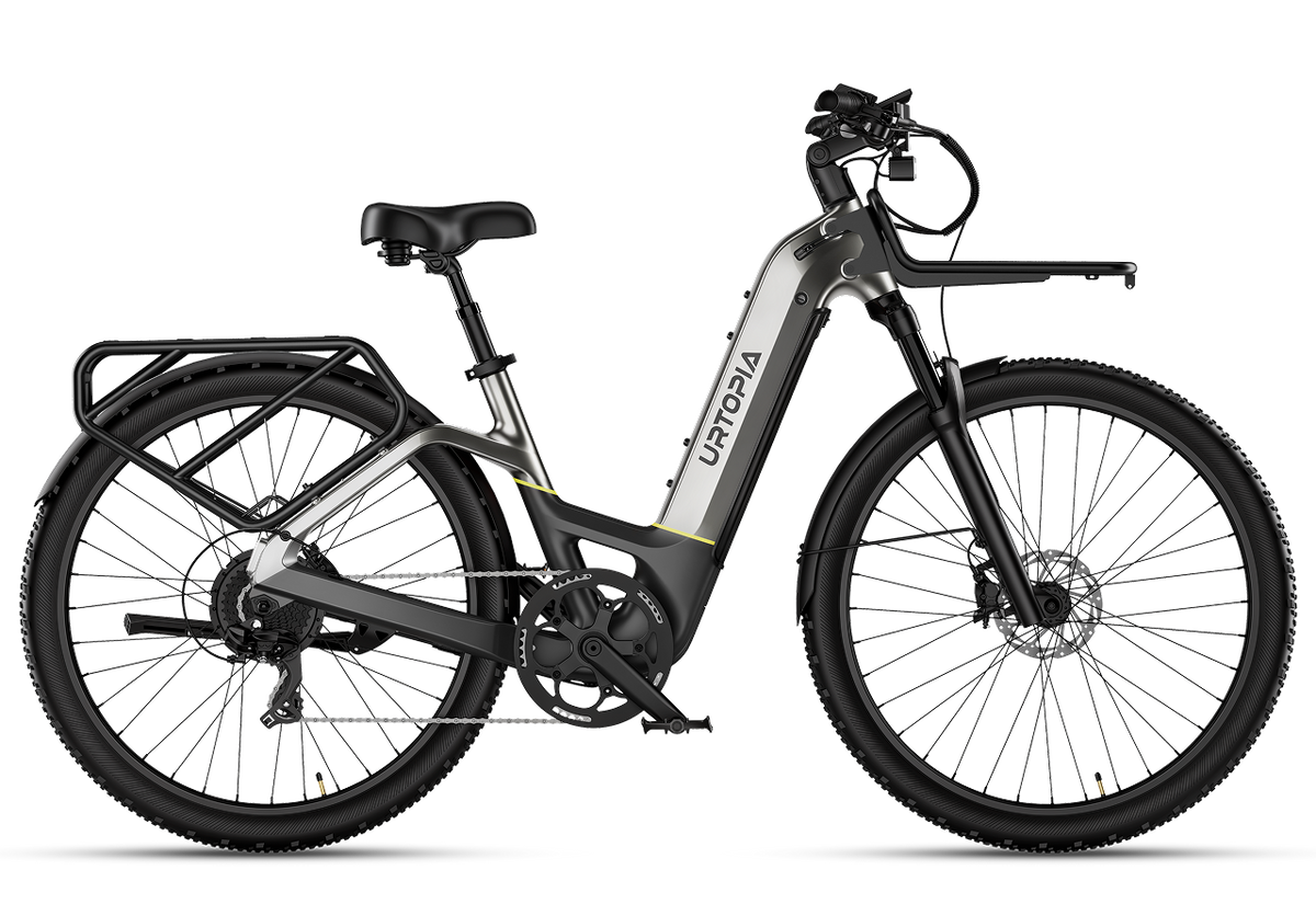Urtopia Carbon Atom electric bike in Moonlight, side profile
