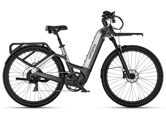 Urtopia Carbon Atom electric bike in Moonlight, side profile
