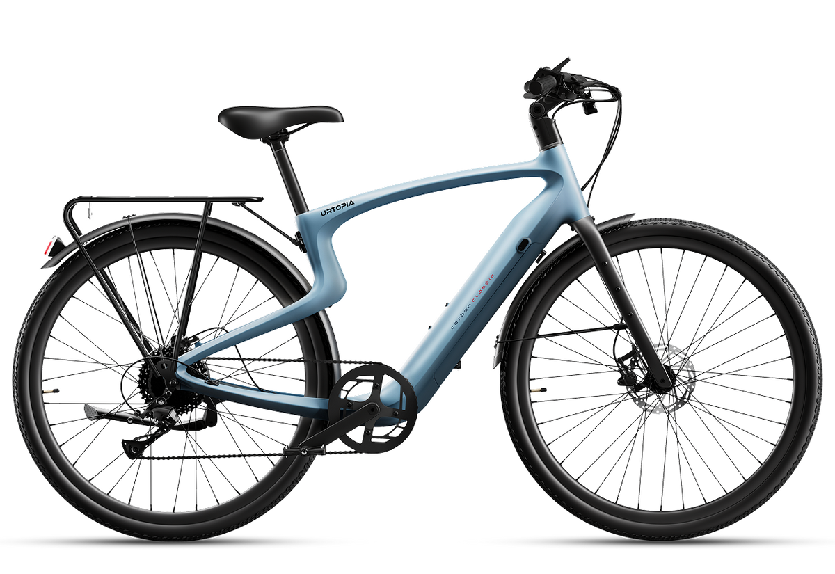 Urtopia Carbon Classic electric bike in Blu