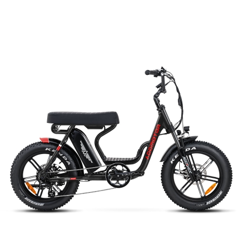 Addmotor - M-66 R7 Electric Bike with fat tires on a white background.