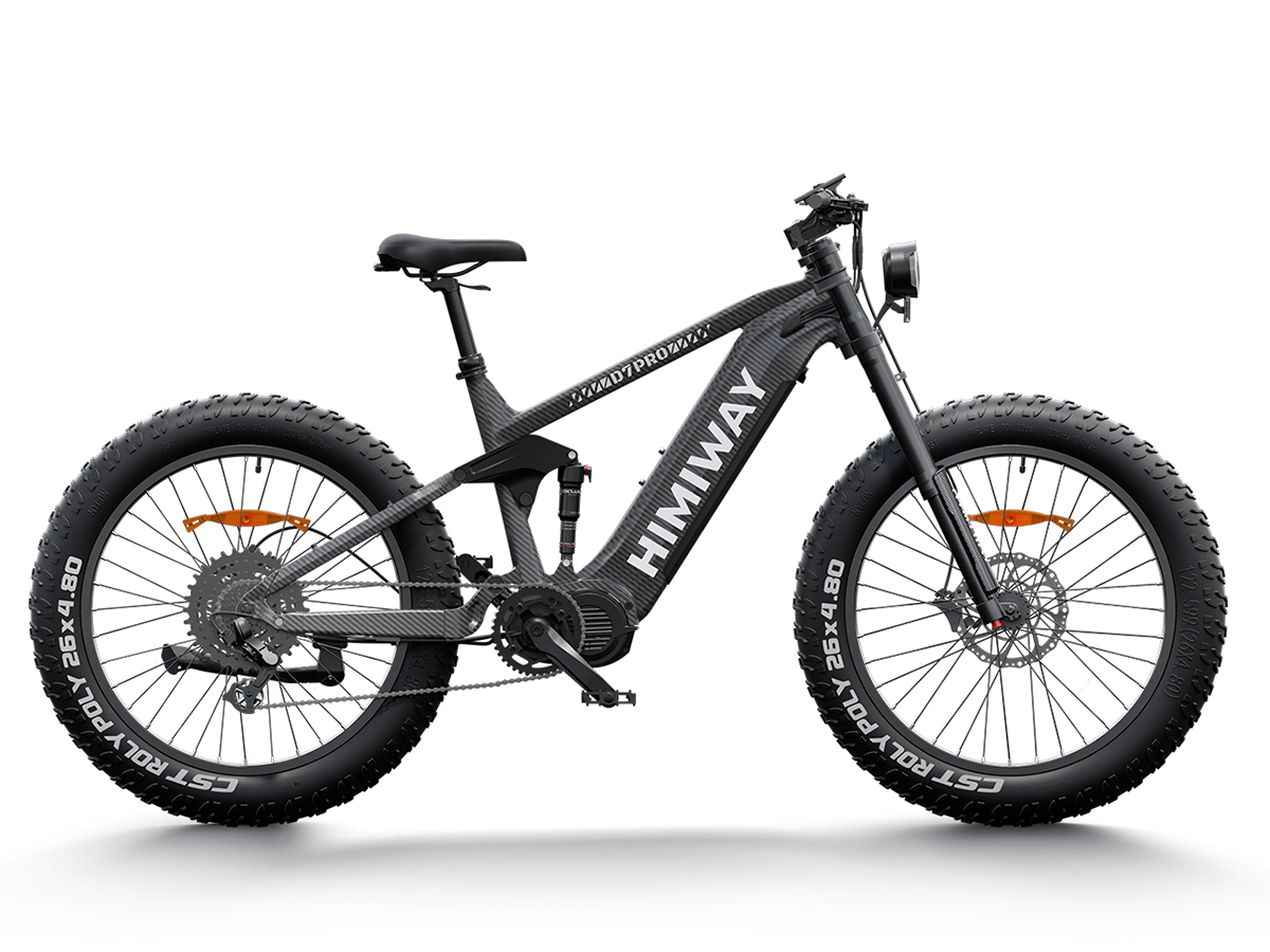 A Himiway Cobra D7 Pro electric mountain bike on a white background.