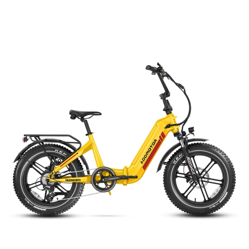 Addmotor Foldtan M-160 with fat tires on a white background.