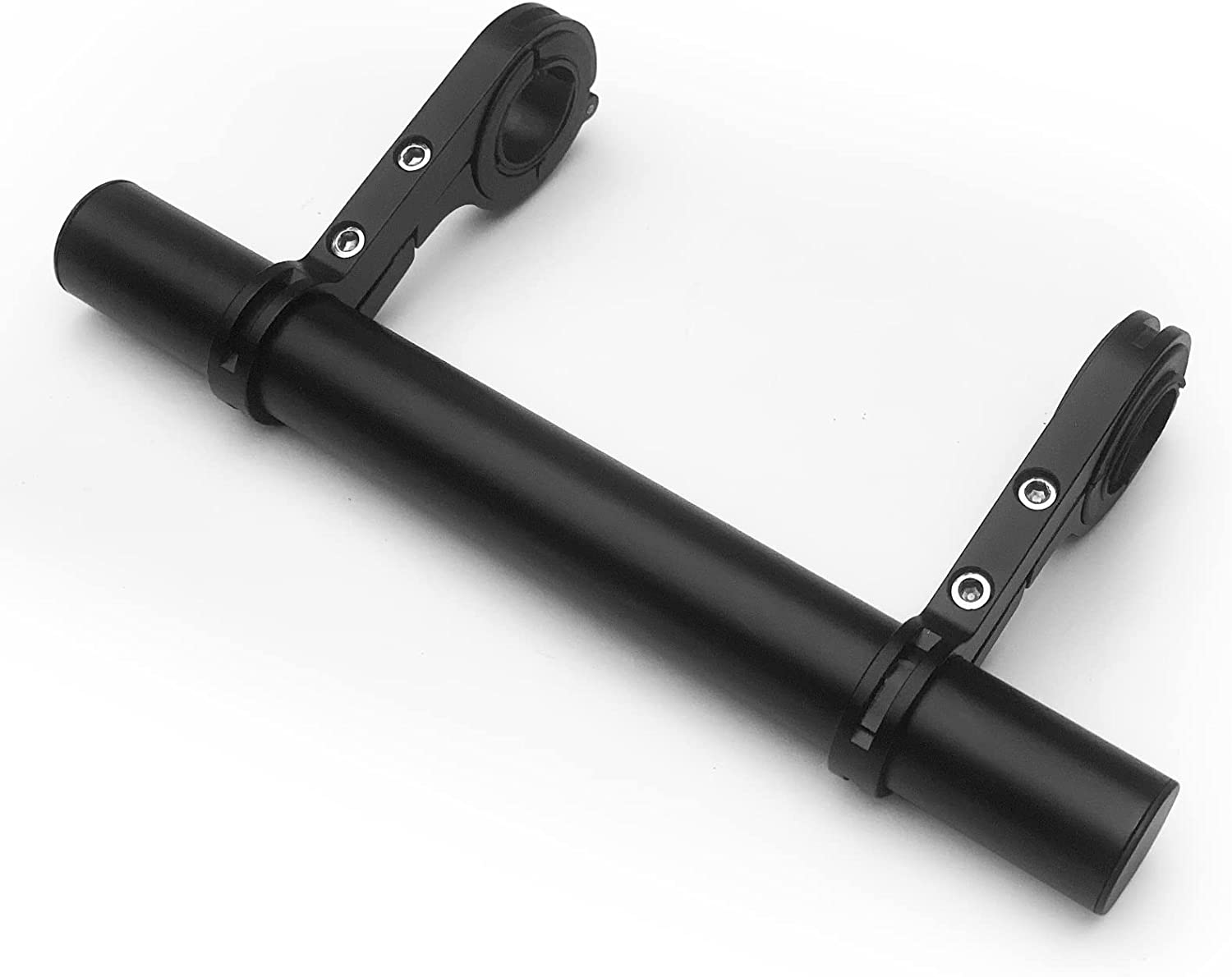 A Tampa Bay eBikes Handlebar Extender 8in mounted on a white background.