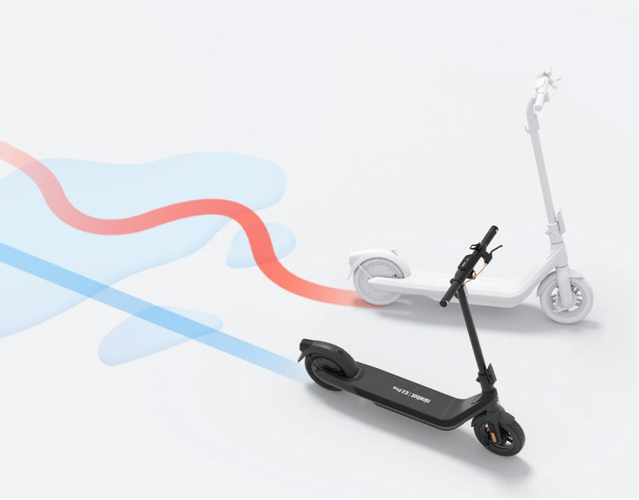 Segway Ninebot E2 Pro electric scooter: Traction control illustration